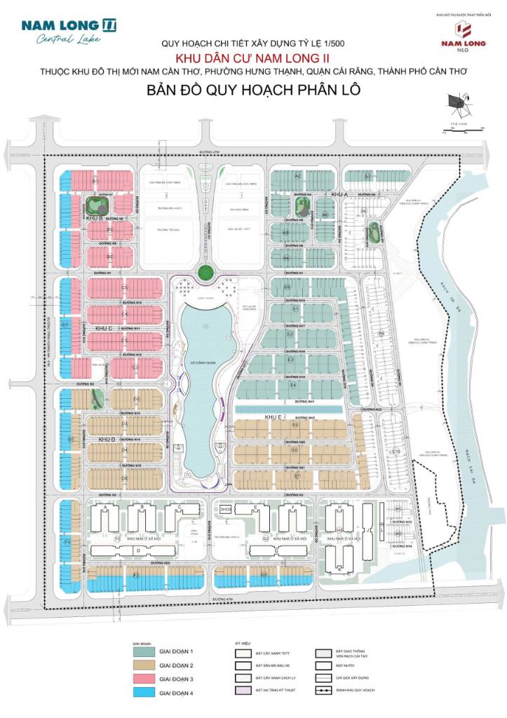Bán đất nền Nam Long Central Lake, Cần Thơ, dt 90m2, sổ hồng sẵn, giá chỉ 3,8 tỷ