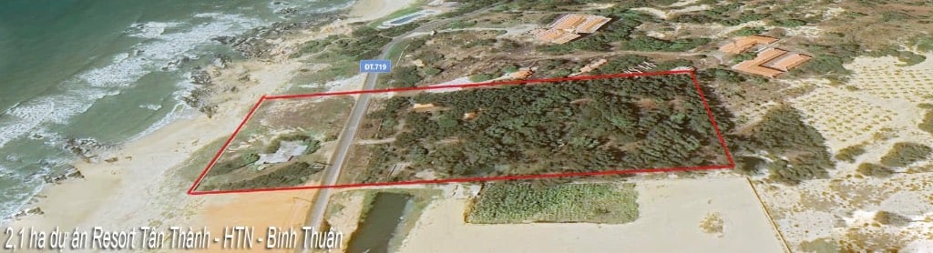 Bán đất mặt tiền Lạc Long Quân, Phan Thiết, giáp biển, 2.1ha ~ 21.000m² giá đầu tư