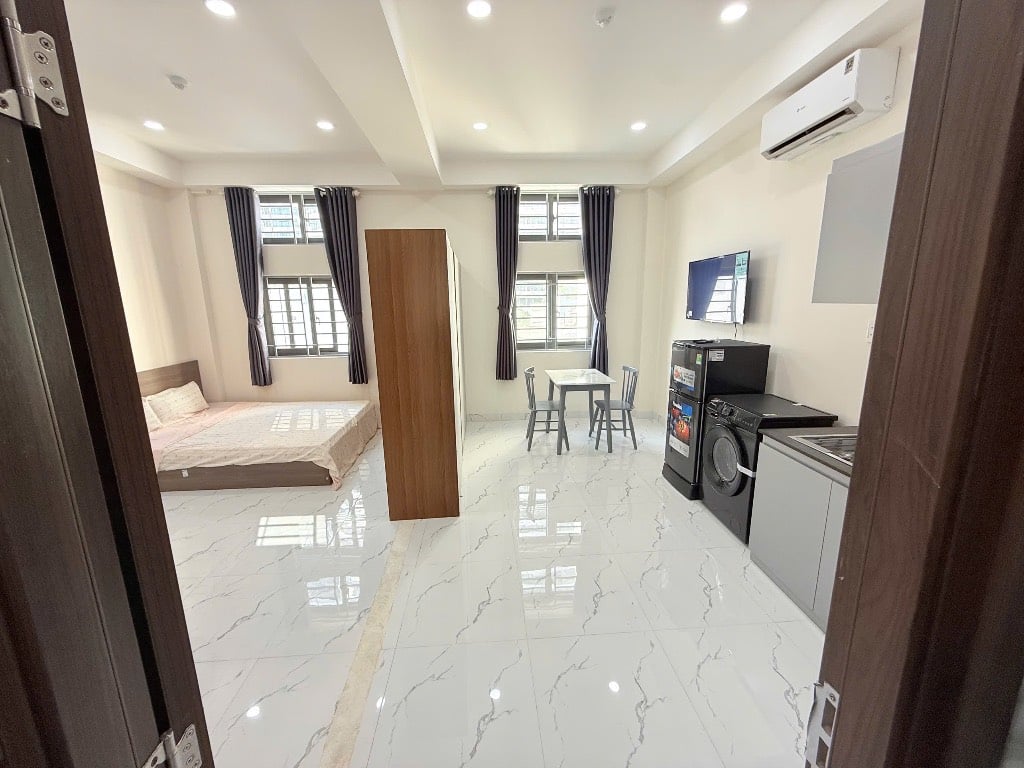 Cho thuê phòng Xô Viết Nghệ Tĩnh Bình Thạnh, ban công cửa sổ trời thoáng sáng, 45m2 full nội thất