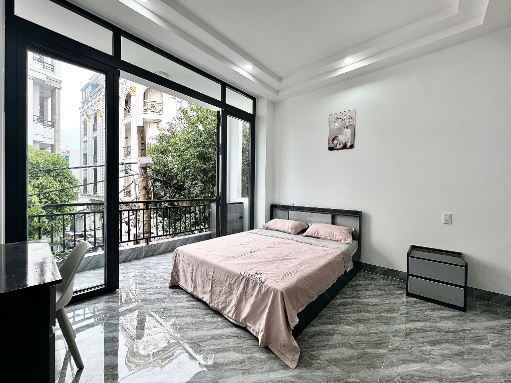 Cho thuê căn hộ Nguyễn Bỉnh Khiêm, Quận 1, 45m², 1PN, ban công lớn, giá 8.8 triệu
