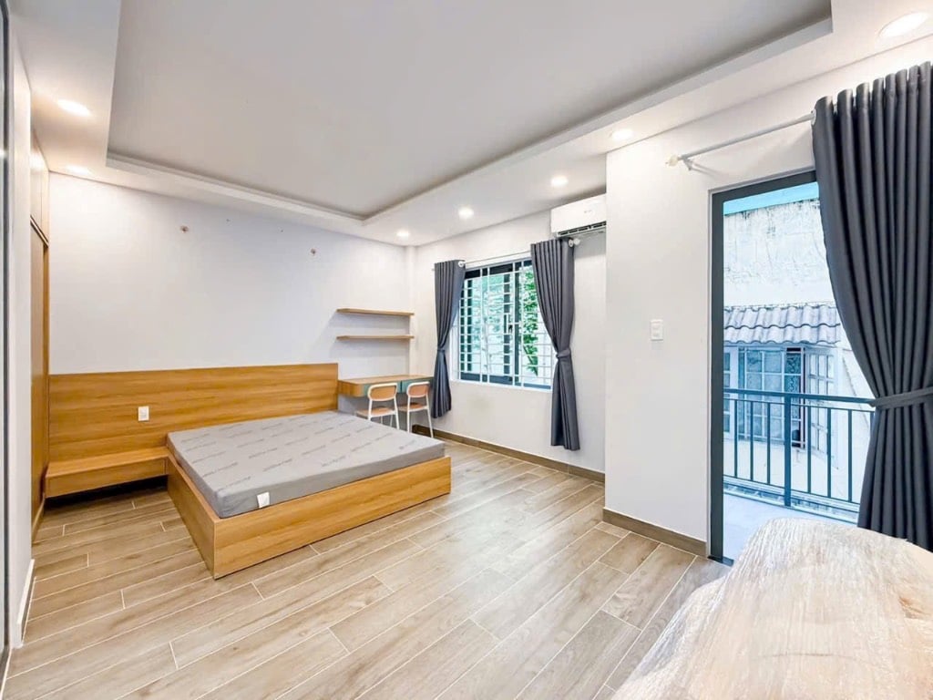 Cho thuê căn hộ Thích Quảng Đức Phú Nhuận, 45m², máy giặt riêng, thang máy