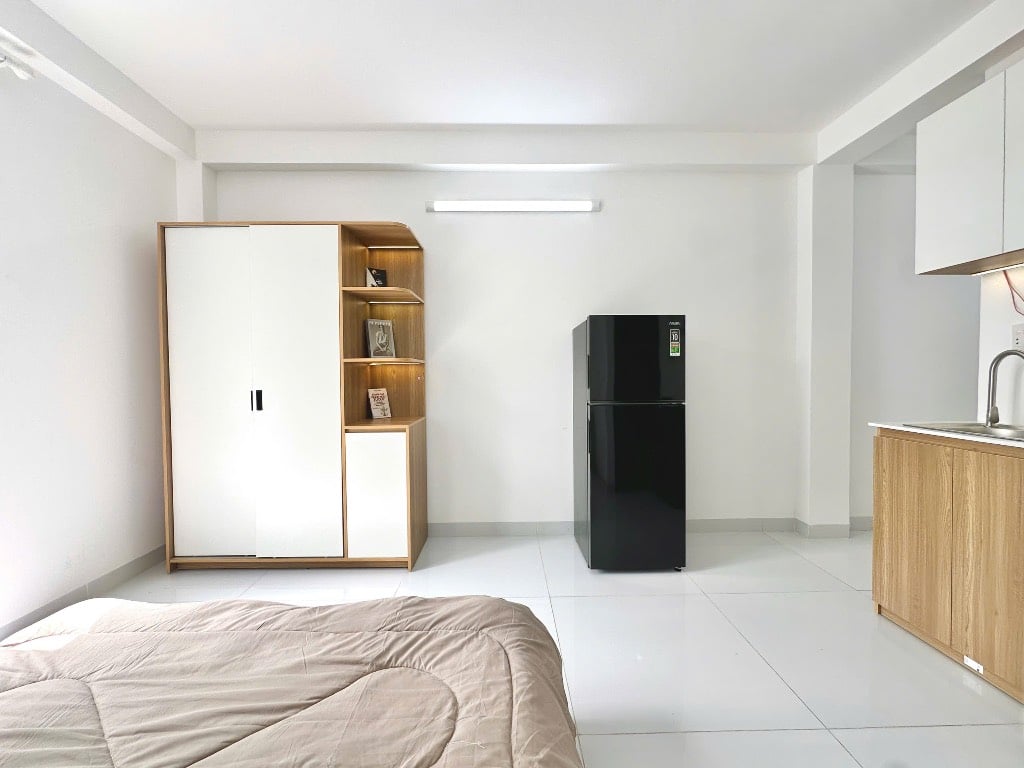 CHO THUÊ CĂN HỘ STUDIO XÔ VIẾT NGHỆ TĨNH - BÌNH THẠNH, FULL NỘI THẤT, GIÁ 6TR