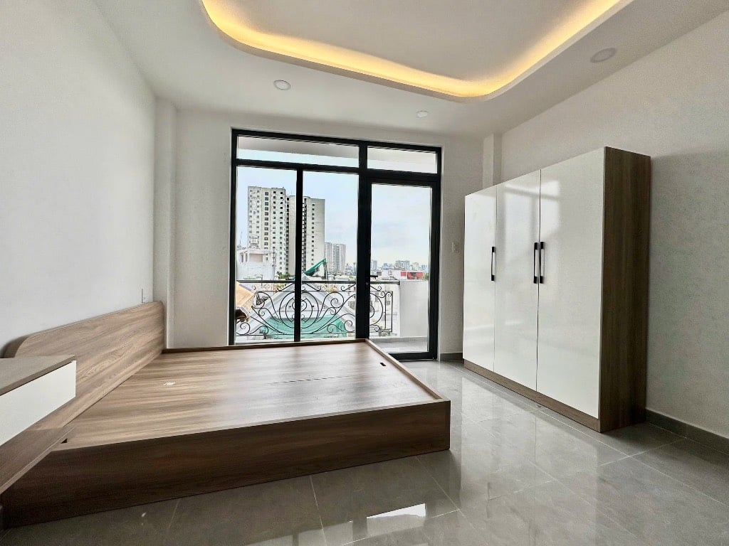 CHO THUÊ CĂN HỘ STUDIO NƠ TRANG LONG - BÌNH THẠNH, FULL NỘI THẤT, BANCON TO