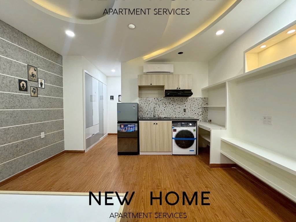 CHO THUÊ CĂN HỘ 1PN HOÀNG DIỆU, BÌNH THẠNH, MÁY GIẶT RIÊNG, FULL NỘI THẤT, GẦN QUẬN 1, LANDMARK 81