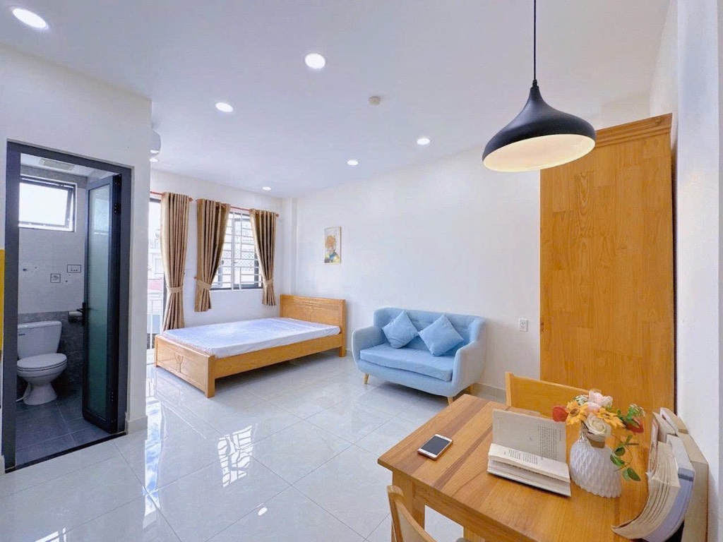 Cho thuê căn hộ Nguyễn Văn Đậu Bình Thạnh, thang máy có máy giặt riêng, giá tốt