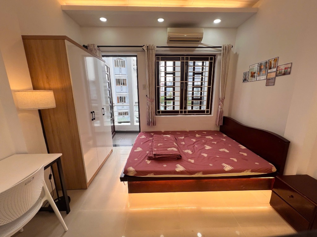Cho thuê căn hộ Hoàng Hoa Thám Bình Thạnh 35m², 1PN, full nội thất, giá 5,9 triệu
