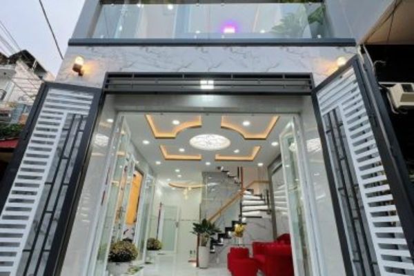 Cần bán Nhà biệt thự liền kề 100m2 tại Phường Thạnh Lộc, Quận 12, Hồ Chí Minh - Gía chỉ 5 tỷ VND với pháp lý sổ đỏ đầy đủ.