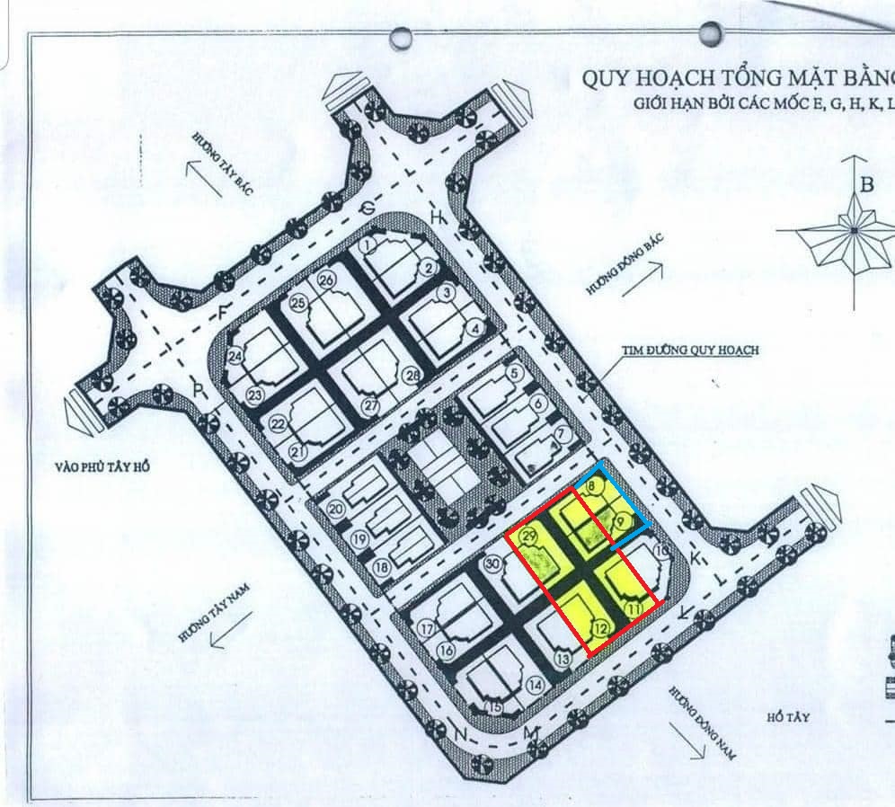 Bán Căn Biệt Thự 1263m2 Hồ Tây - Bán Đảo Quảng An khu 1.3ha Q.Tây Hồ