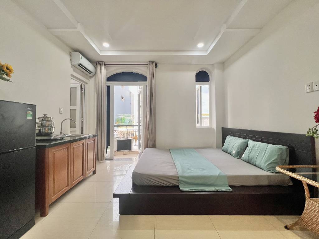 Căn hộ 1PN full nội thất - máy giặt riêng - ngay Etown Cộng Hòa quận Tân Bình
