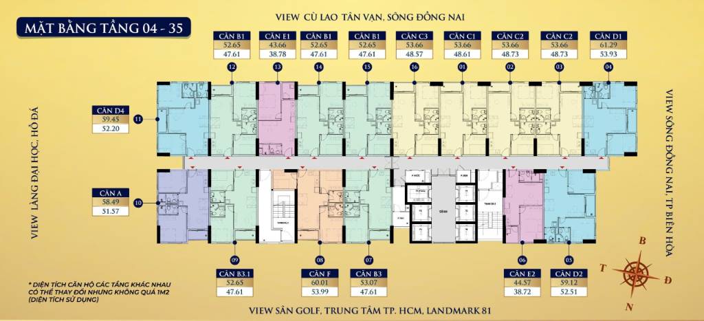 Bán căn hộ chung cư 50m² Sun Cosmo Đà Nẵng giá chỉ 2,63 tỷ rẻ nhất thị trường