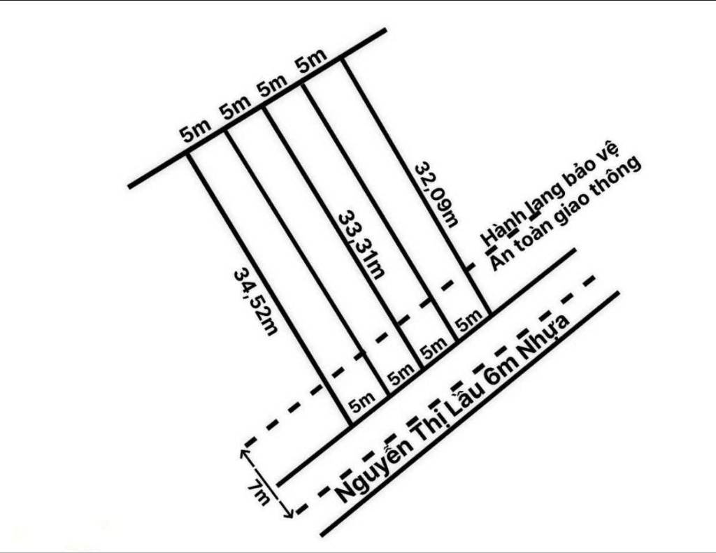 Bán đất Phan Huỳnh Điểu hướng TN gần cầu Trung Lương