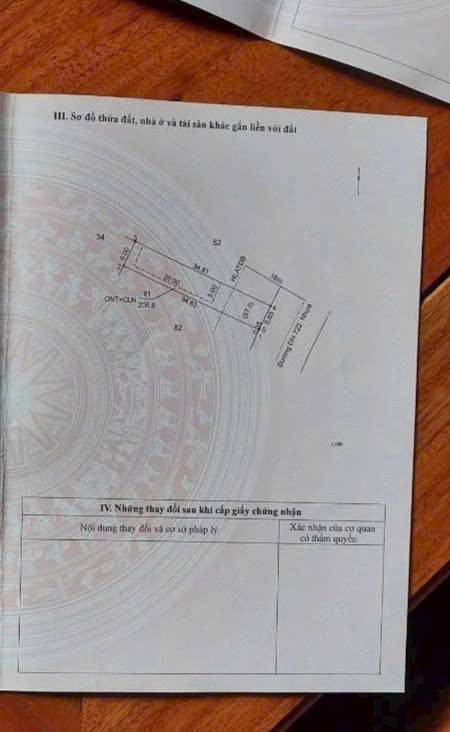 Cần Bán Đất 250m2 Tại Xã Minh Thạnh, Dầu Tiếng, Bình Dương - Sổ Đỏ/ Sổ Hồng, Giá 500 triệu