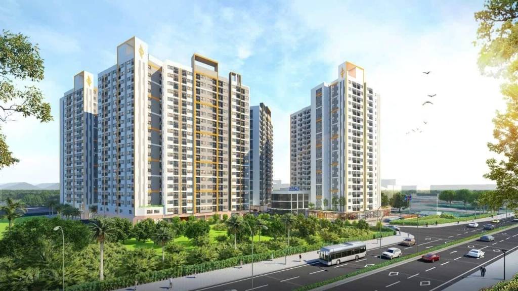 Bán căn hộ chung cư Evergreen Tràng Duệ An Dương Hải Phòng 54m2 giá 942 triệu