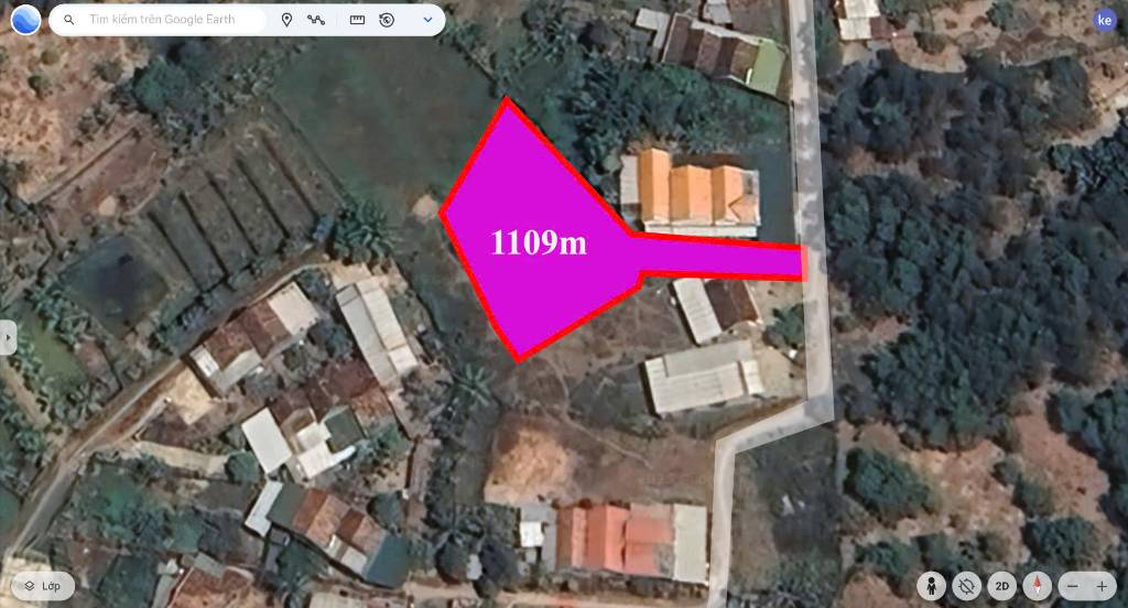 Đất thổ 1109m tại Ninh Hưng - Ninh Hòa giá đầu tư Lh Lê Dân