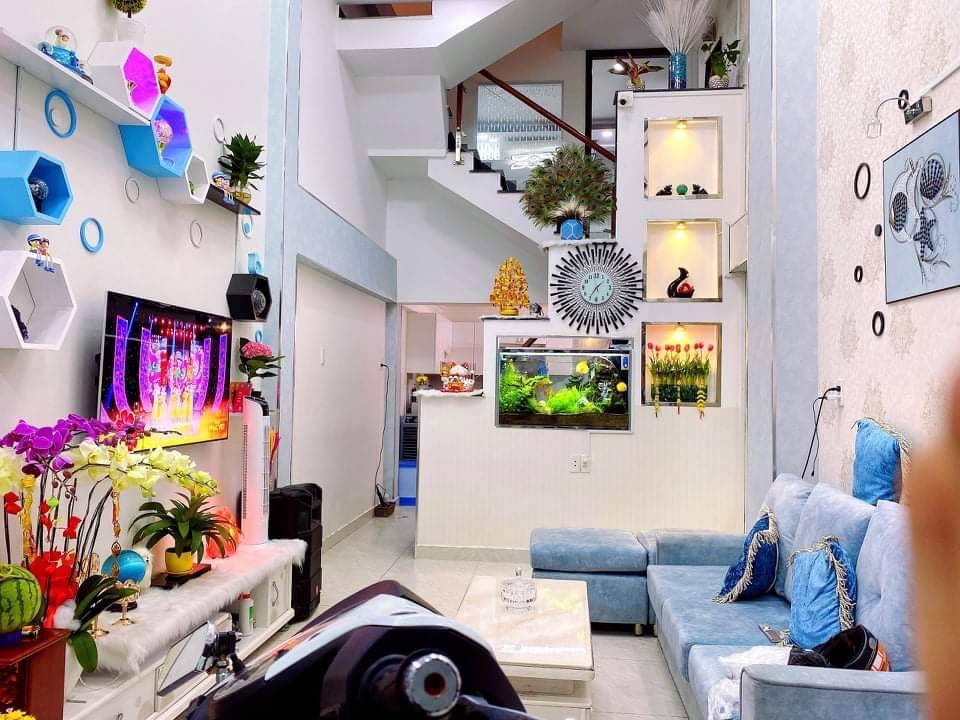 BÁN NHÀ BÙI HUY BÍCH Q8 55M2 940TR NẰM SÁT CHỢ TIỆN KD