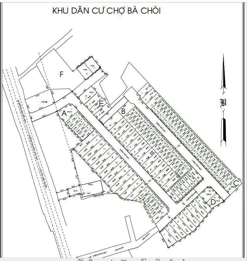 Khu Dân Cư Chợ Bà Chòi Đường Nguyễn Văn Tạo Long Thới Nhà Bè 96m2 Thổ Cư Nhỉnh 3 tỷ