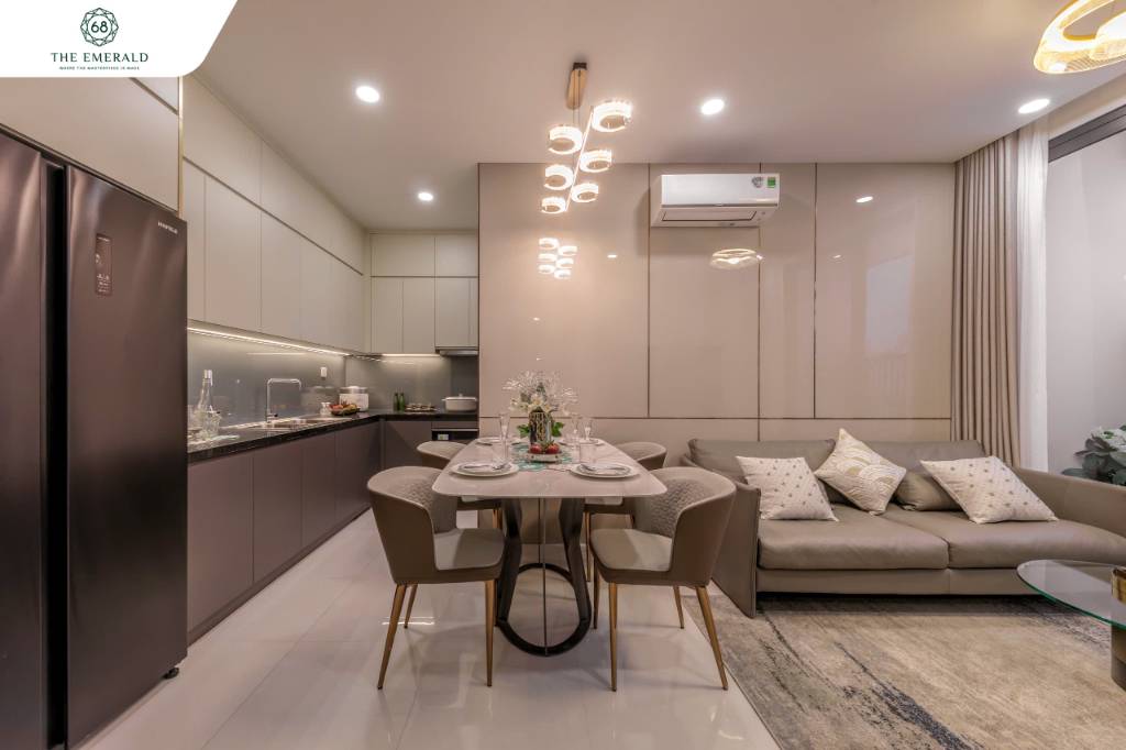 Bán căn hộ chung cư 70m2 The Emerald 68, Thuận An, Bình Dương, giá 3.2 tỷ