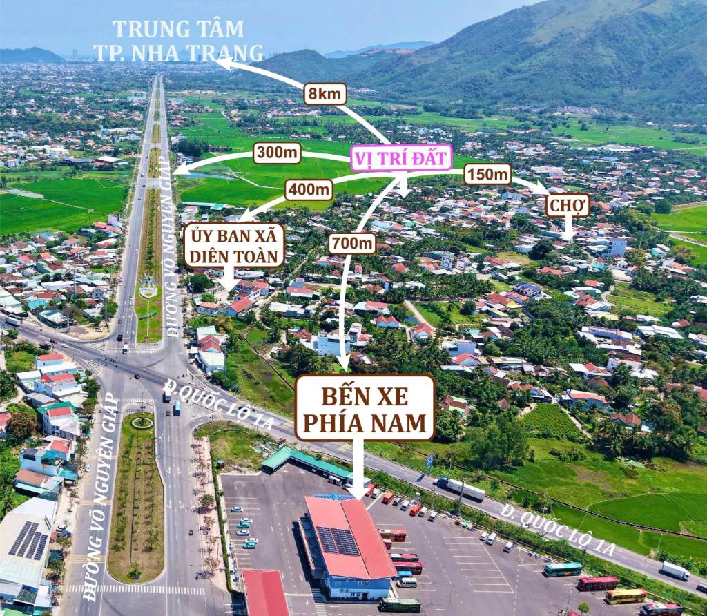 Đất dân cắt bán giá đầu tư 3lô, Diên Toàn, Diên Khánh, Khánh Hòa