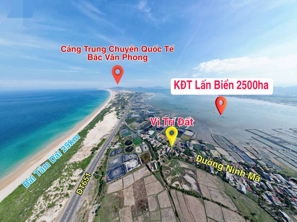Bán đất trục chính Ninh Mã, Gần bãi tắm, Tiềm năng sinh lời cao