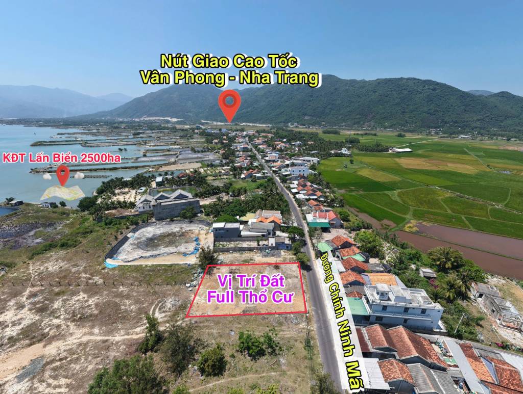 Bán đất trục chính Ninh Mã, Gần bãi tắm, Tiềm năng sinh lời cao