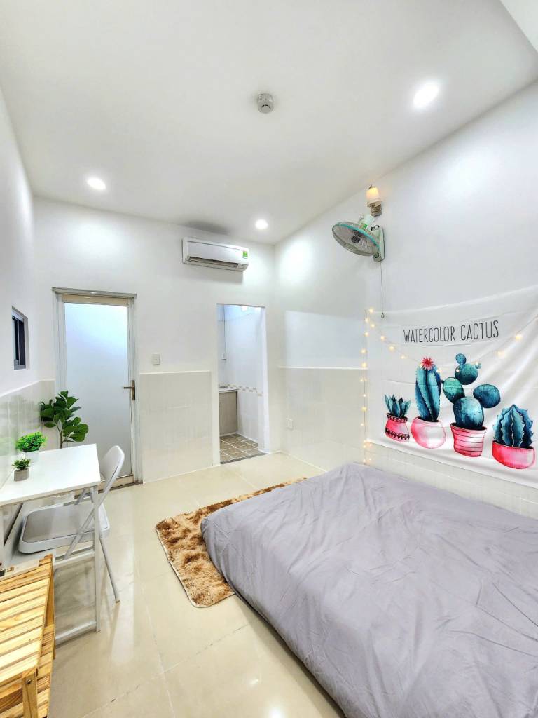 Cho thuê phòng căn hộ dịch vụ, full nội thất, mặt tiền Thích Mật Thể, Quận 2