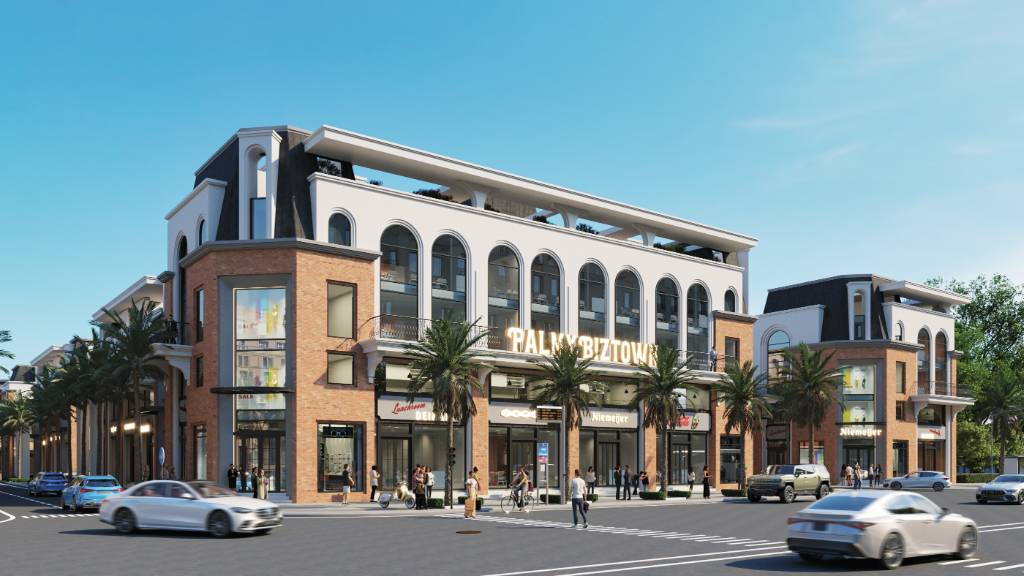 Shophouse Palmy Biztown, HDB Thanh Trì, 75m², giá 150tr/m² tiềm năng tăng gấp đôi trong 24 tháng