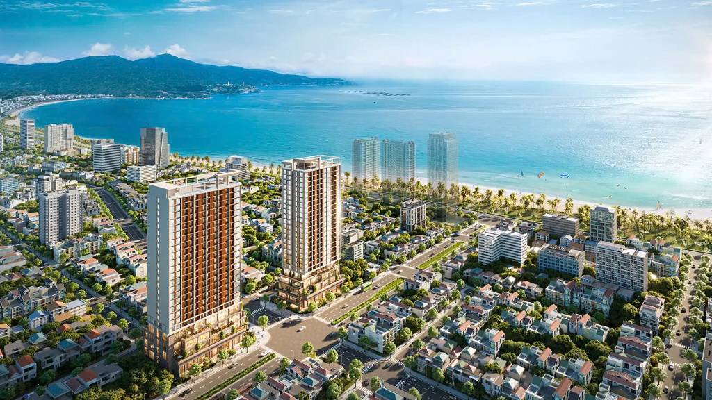 Dự án căn hộ Sun Costa mặt biển Mỹ Khê Đà Nẵng - Quỹ căn hộ chính thức mở bán. Căn Studio 2T450