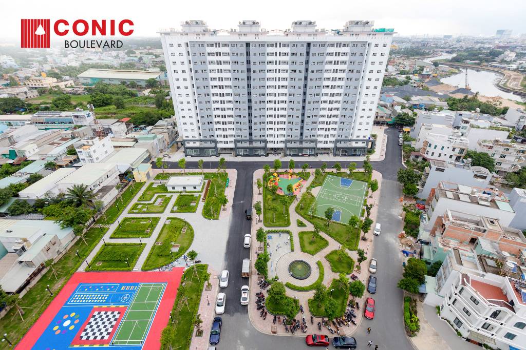 Bán căn hộ chung cư 2 phòng ngủ Conic Boulevard, Bình Chánh, diện tích 85m2