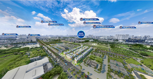 Bán lô liền kề Palmy Biztown, Phan Trọng Tuệ, Thanh Trì, 75m², giá 150tr/m²
