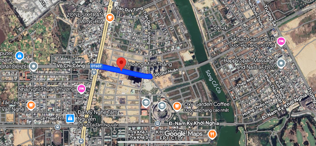 Bán đất mặt tiền Hoàng Minh Thắng, FPT City Đà Nẵng, vị trí vàng gần Võ Chí Công, kết nối sân bay và biển, giá tốt
