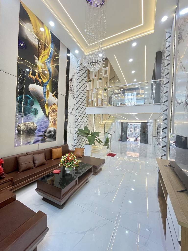 Bán nhà 6 tầng hẻm xe hơi tránh, Phan Huy Ích, Gò Vấp, 64m², chỉ 8.79 tỷ