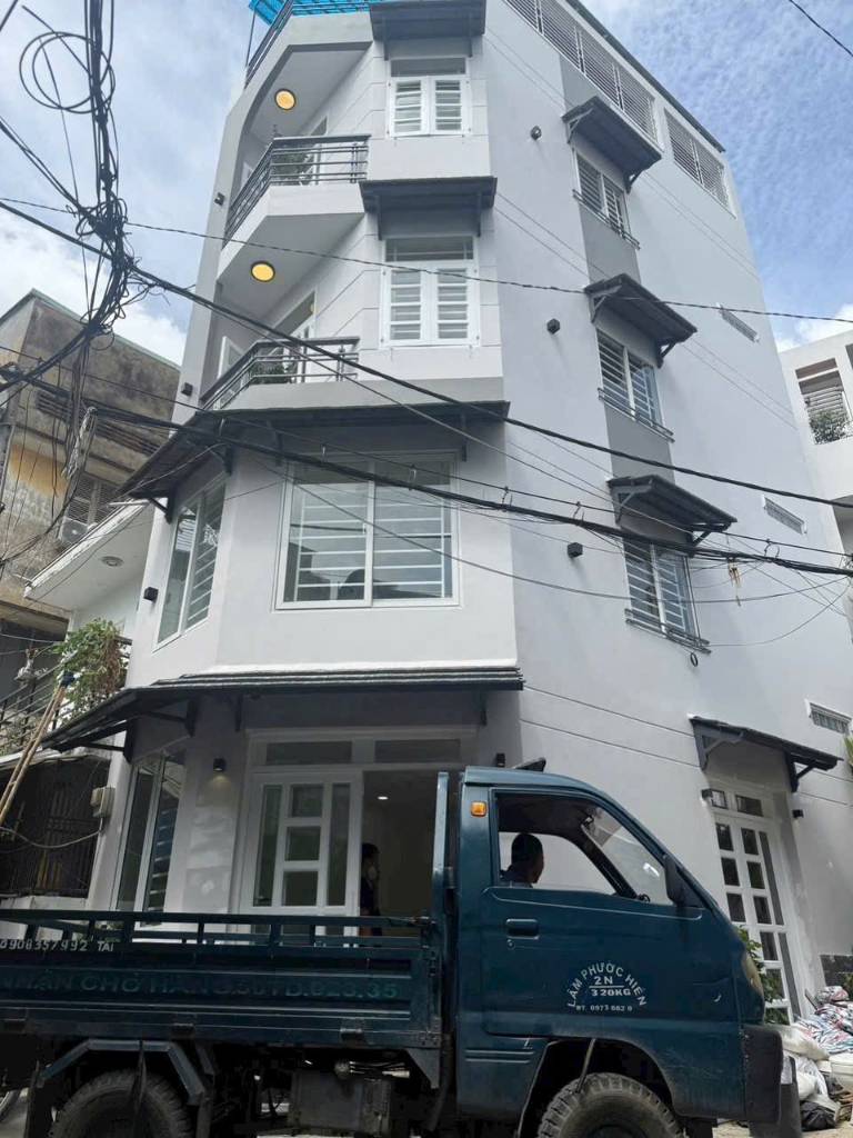 SIÊU PHẨM 5 TẦNG 2 MẶT TIỀN 40m2 LÊ QUANG ĐỊNH - HẺM XE TẢI 6m - 7.75 TỶ