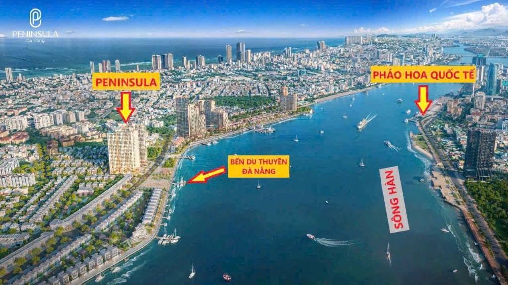 Chỉ còn 1 căn 1PN dự án Peninsula, view trực diện sông Hàn, tầng cao đẹp nhất dự án