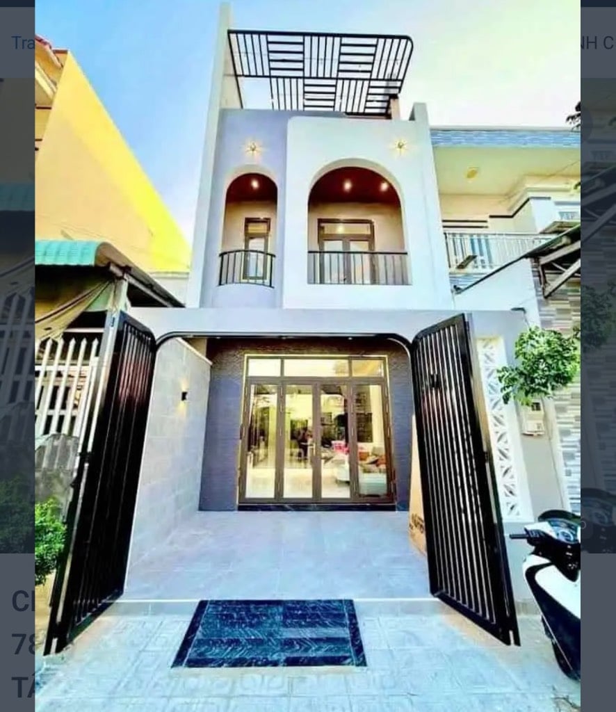 Cần bán nhà phố 3 tầng, 78m², ngay đường số 10, phường 4, Tp. Tân An, giá chỉ 1 tỷ 9