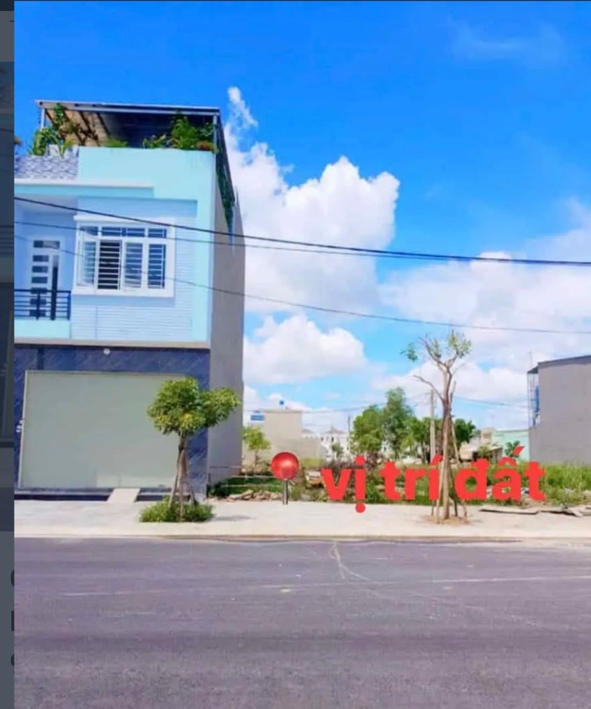 Cần bán đất mặt tiền trung tâm Tp Tân An, Long An, Diện tích 90m², Giá 1tỷ2