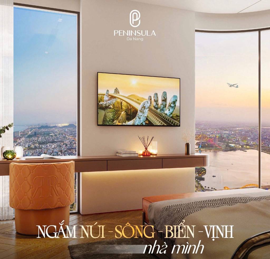 NHẬN NGAY GÓI QUÀ TẶNG 250 TRIỆU KHI SỞ HỮU NGAY CĂN GỐC 2PN VIEW BIỂN NÚI ĐẸP NHẤT PENINSULA SƠN TRÀ