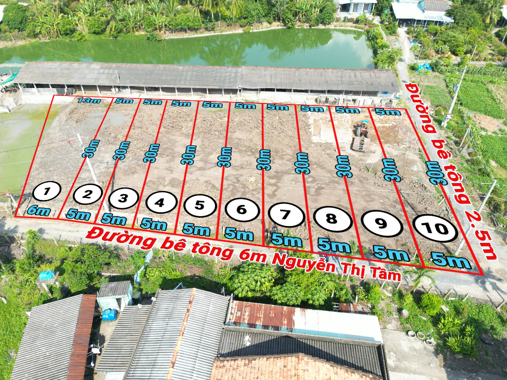 Đất thổ cư đường bê tông 6m, đường thông, gần đường vành đai 4, đầu tư cực tiềm năng
