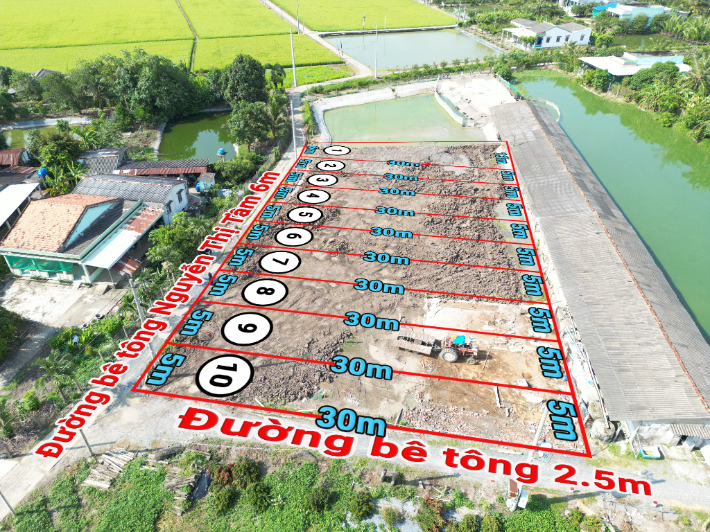 Đất thổ cư đường bê tông 6m, đường thông, gần đường vành đai 4, đầu tư cực tiềm năng