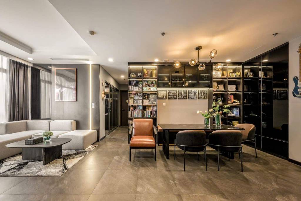 Cho thuê Landmark 4 - Vinhomes Central Park, Căn hộ 3 phòng ngủ nội thất sang trọng