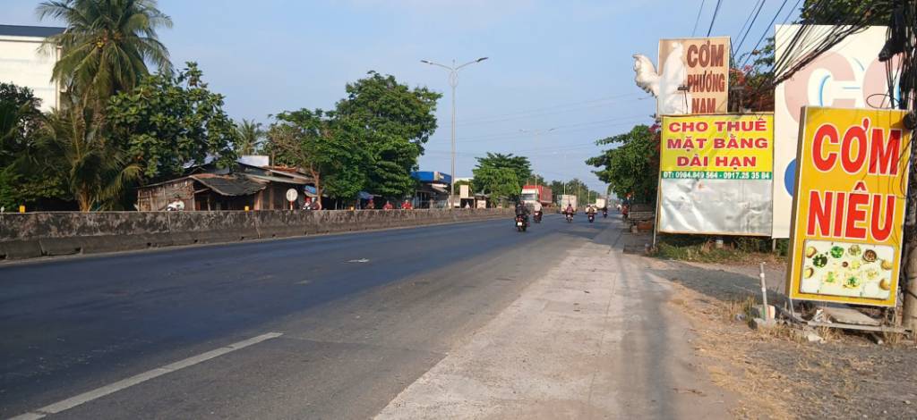 Lô đất đẹp ngay Quốc Lộ 1A, đoạn Cầu Rượu, Châu Thành, Tiền Giang. Rộng 2260m2