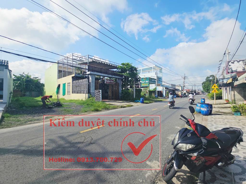 Bán đất mặt tiền Trần Văn Chẩm, Củ Chi, 240m² full thổ, ngay chợ Việt Kiều, sổ hồng riêng, giá 370tr
