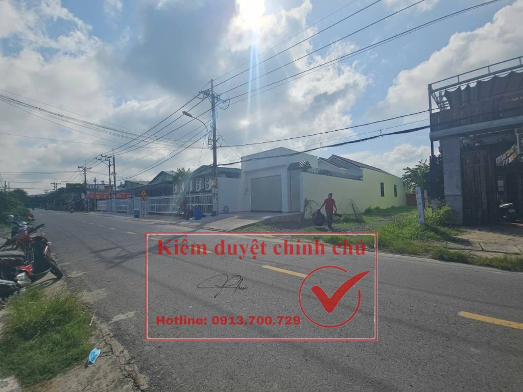 Bán đất mặt tiền Trần Văn Chẩm, Củ Chi, 240m² full thổ, ngay chợ Việt Kiều, sổ hồng riêng, giá 370tr