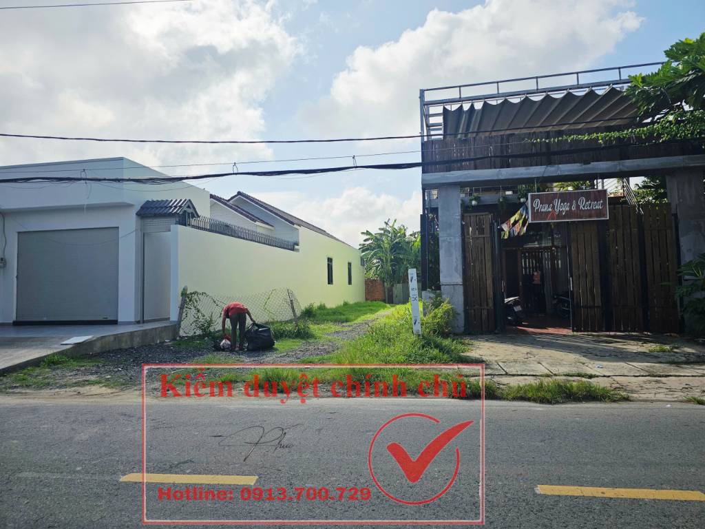 Bán đất mặt tiền Trần Văn Chẩm, Củ Chi, 240m² full thổ, ngay chợ Việt Kiều, sổ hồng riêng, giá 370tr