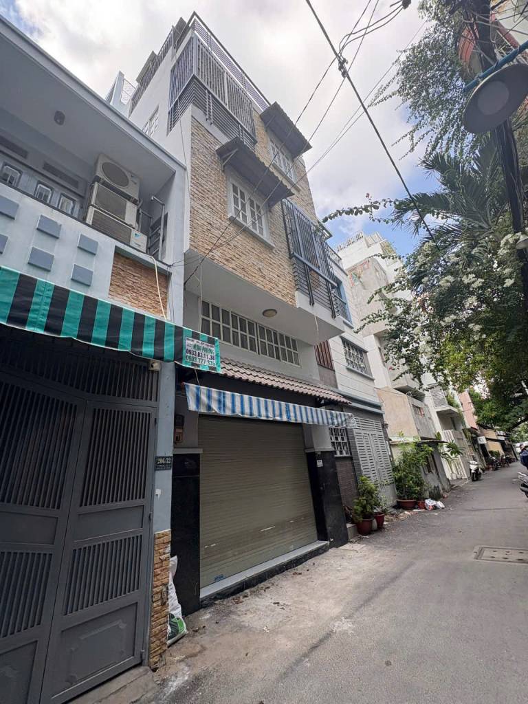 Cho thuê nhà Lý Thường Kiệt, Quận 10, 5x5m, 5 tầng, nhà mới hẻm xe hơi vip
