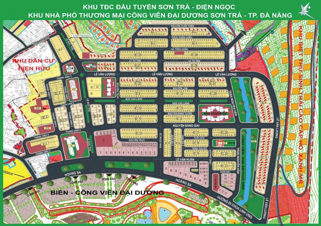 Bán đất tặng nhà C4 MT 5.5m Thích Thiện Chiểu, Khu Đầu Tuyến Sơn Trà