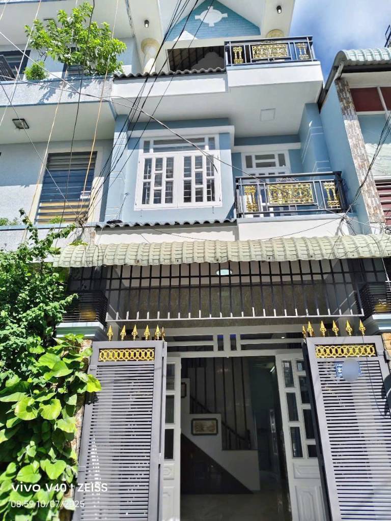Nhà hẻm 2 mặt tiền liên khu 4-5, Bình Hưng Hòa B, Bình Tân dt 60m2 2 lầu 4pn 4wc giá 4,85 tỷ