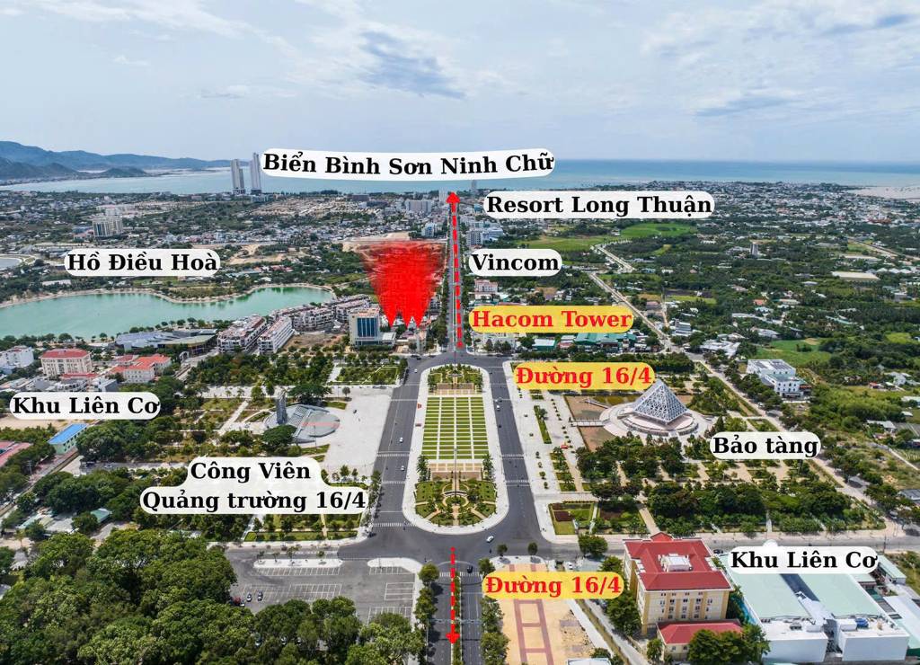 Chỉ 1,58 tỷ sở hữu căn hộ Hacom Tower, full nội thất chuẩn 4 sao đầu tiên ngay trung tâm biển Phan Rang