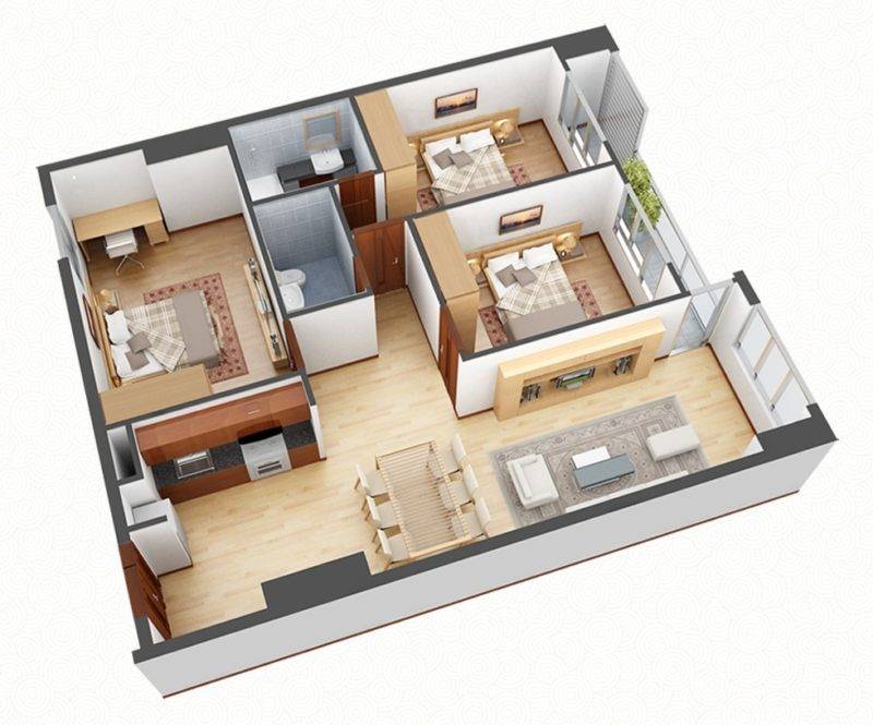 Căn hộ chung cư 84m² tại Thạnh Xuân, Quận 12 giá 3.6 tỷ VND