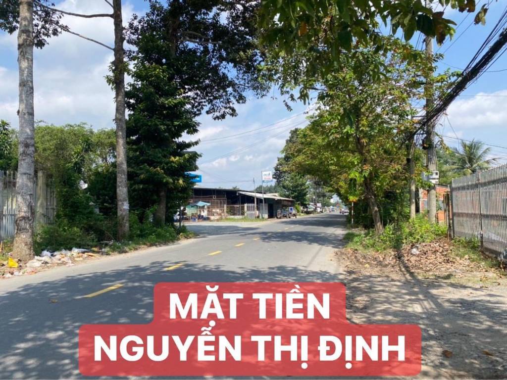 Bán đất mặt tiền Nguyễn Thị Định – Tp Bến Tre, 227m2, full sổ đỏ