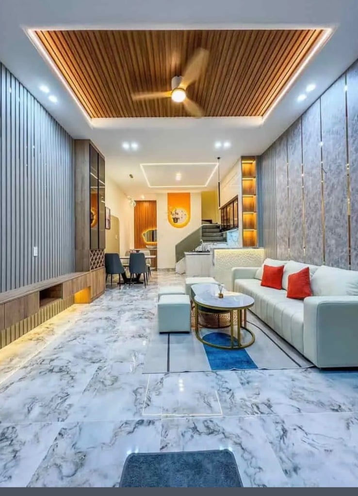 NHÀ ĐẸP HIỆN ĐẠI 112M² – GẦN UBND XÃ RẠCH KIẾN – GIÁ 2 TỶ600 SHR